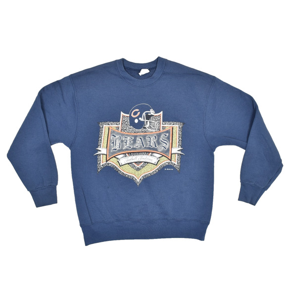 Vintage 1991 Chicago Bears Sweatshirt Crewneck Fruit of the Loom Size M - Picture 1 of 8